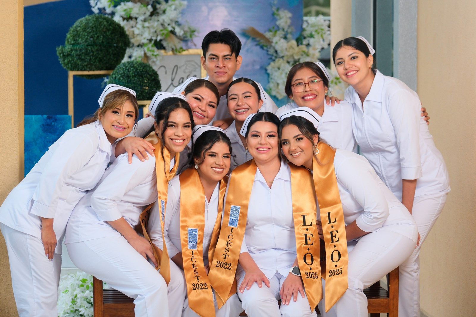 Sesión grupal de graduación de enfermería