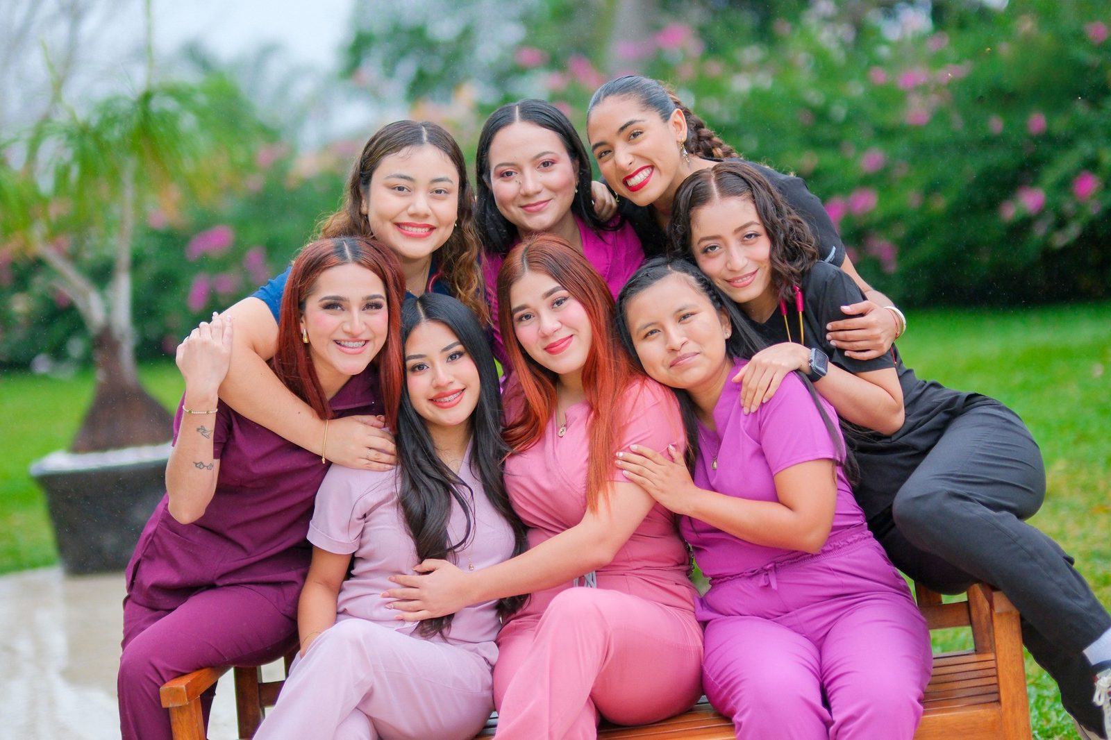Sesión grupal de estudiantes de medicina